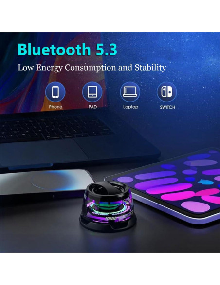Altavoz Bluetooth Magnético Hounyoln G200 con RGB 3D Altavoz Bluetooth Magnético Hounyoln G200 con RGB 3D