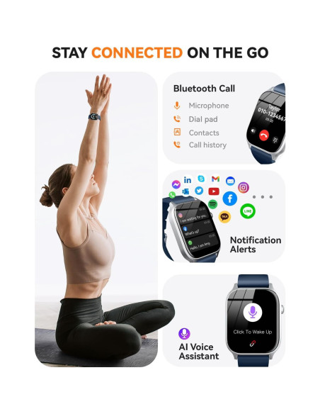 Reloj Inteligente Paybay Y7 Azul IP68 Llamadas y Fitness Reloj Inteligente Paybay Y7 Azul IP68 Llamadas y Fitness
