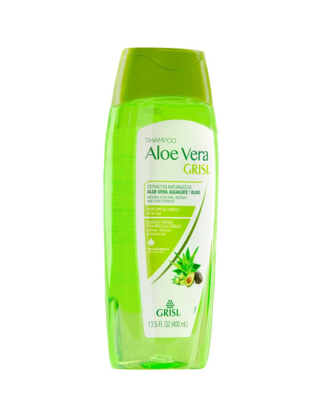 Champú Grisi Aloe Vera Hidratante 400 ml - Paquete de 2 Champú Grisi Aloe Vera Hidratante 400 ml - Paquete de 2