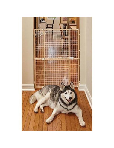 Puerta de Seguridad para Mascotas MidWest 44x73-127cm Madera