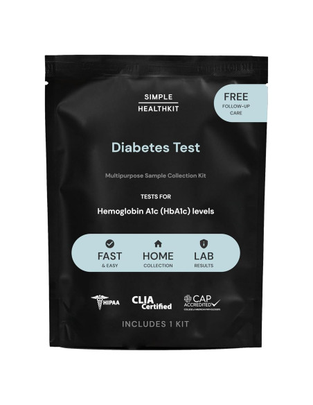 Kit de Prueba de Diabetes Simple HealthKit HbA1c en Casa Kit de Prueba de Diabetes Simple HealthKit HbA1c en Casa