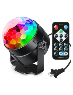 Luz de Fiesta Luditek GT019 con Control Remoto y Sonido