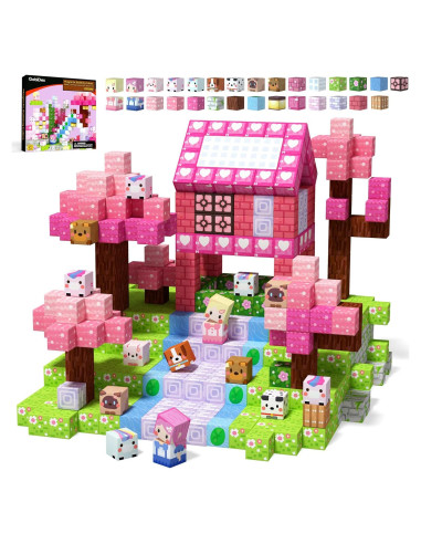 Bloques Magnéticos GobiDex 100PCS Juguetes STEM para Niñas