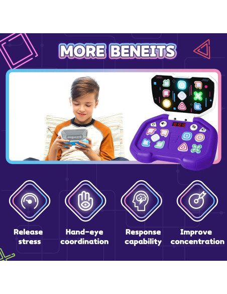 Juego Electrónico de Memoria Fugacus para Niños 3 a 12 Años Juego Electrónico de Memoria Fugacus para Niños 3 a 12 Años