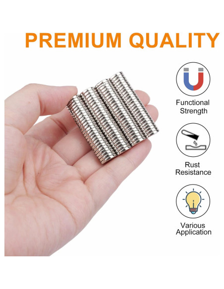 Imanes de Neodimio DIYMAG 100 Pcs 10x2mm para Manualidades Imanes de Neodimio DIYMAG 100 Pcs 10x2mm para Manualidades