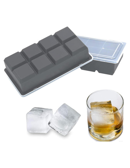 Bandejas de Hielo Grande Bangp 2 Piezas Silicona 16 Cubos Bandejas de Hielo Grande Bangp 2 Piezas Silicona 16 Cubos