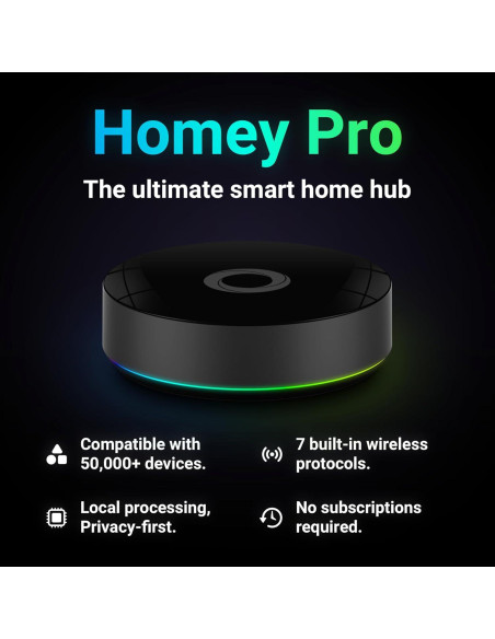 Homey Pro | Hub Inteligente para Automatización del Hogar Homey Pro | Hub Inteligente para Automatización del Hogar