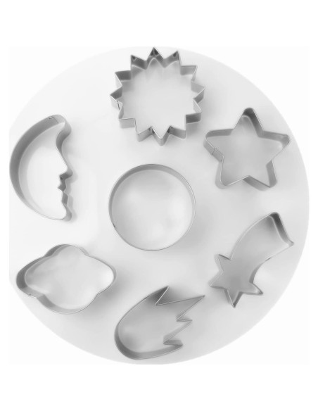 Juego de Cortadores de Galletas Planetarias Haocai 7 Piezas Juego de Cortadores de Galletas Planetarias Haocai 7 Piezas