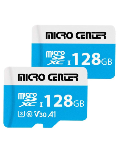 Tarjeta microSDXC 128GB x 2 Micro Center UHS-I U3 V30 4K