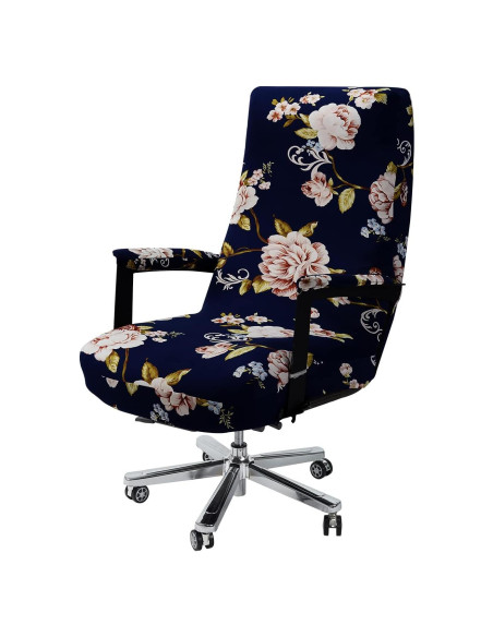 Funda para Silla de Oficina WOMACO Grande Azul Marino Funda para Silla de Oficina WOMACO Grande Azul Marino
