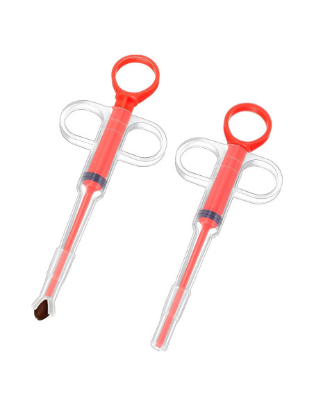 Dispensador de Pastillas para Mascotas Nuanchu 2 Piezas Rojo Dispensador de Pastillas para Mascotas Nuanchu 2 Piezas Rojo
