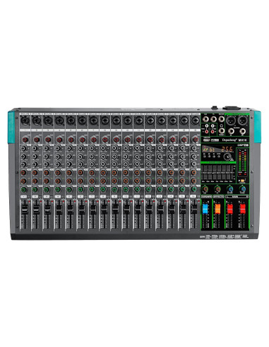 Mezclador de Sonido Depusheng MX16 16 Canales USB 48V DSP