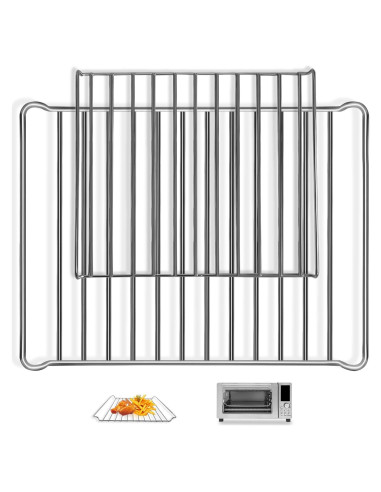 Rejillas de Acero Inoxidable para Freidora de Aire Nuwave 2 Piezas