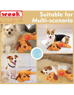 Juguete de Peluche con Latido WEOK para Perros y Cachorros 2