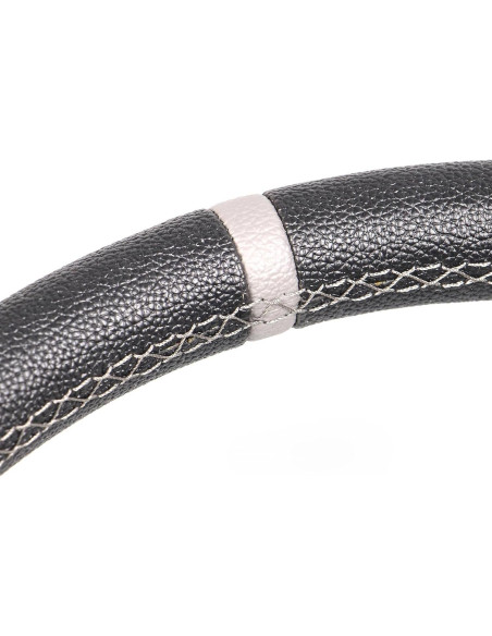 Volante de Carreras Spaorcco 6125 35cm Cuero Gris Volante de Carreras Spaorcco 6125 35cm Cuero Gris
