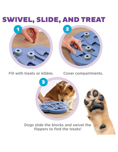 Juguete Rompecabezas para Perros Outward Hound Esconde N' Desliza