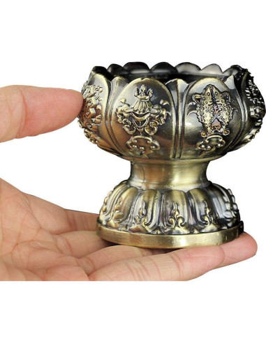 Portavelas de té Sleeri set de 2 bronce para meditación