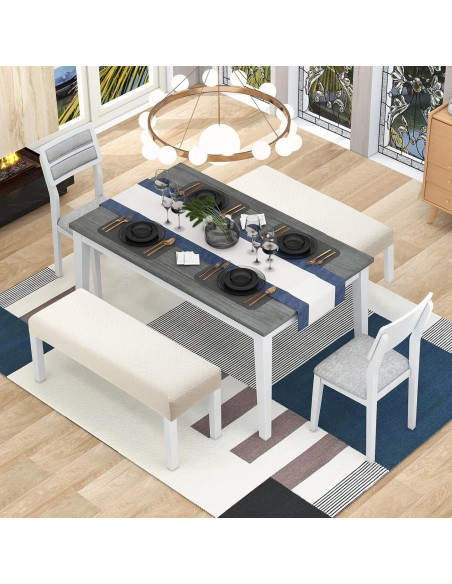 Cubierta de Banco de Comedor YISUN Beige Rectangular Cubierta de Banco de Comedor YISUN Beige Rectangular
