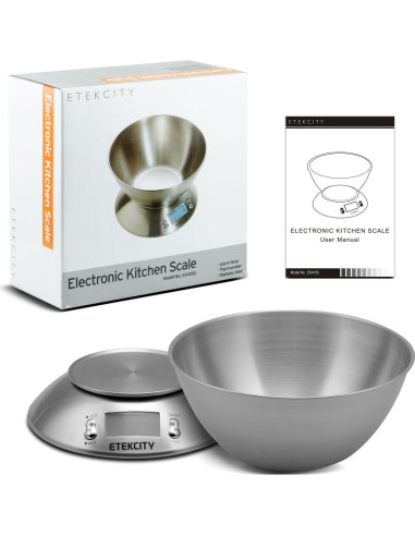 Báscula de Cocina Digital Etekcity 5kg Acero Inoxidable
