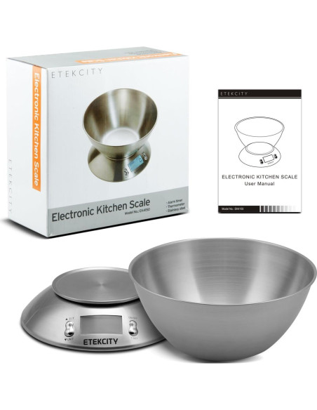 Báscula de Cocina Digital Etekcity 5kg Acero Inoxidable Báscula de Cocina Digital Etekcity 5kg Acero Inoxidable