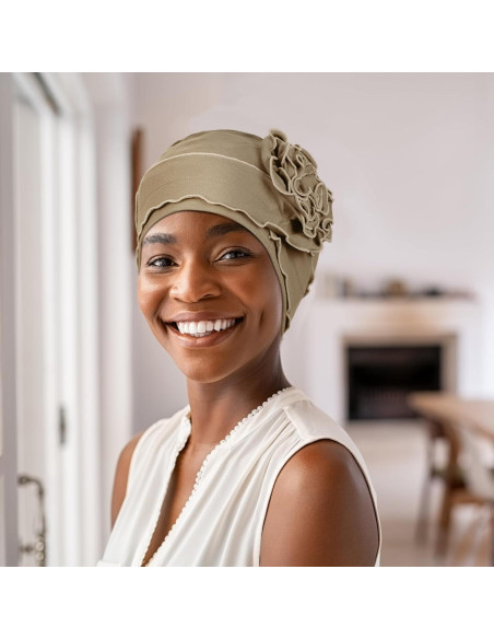 Turbante de Algodón AIPESL 6 Piezas para Quimioterapia Turbante de Algodón AIPESL 6 Piezas para Quimioterapia