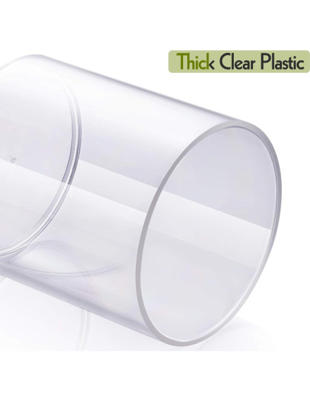 Dispensador de Algodón AOZITA 3 Paquete 10oz Transparente Dispensador de Algodón AOZITA 3 Paquete 10oz Transparente