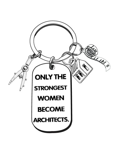 Llavero Sueño Arquitectónico YCSPMO para Arquitectas