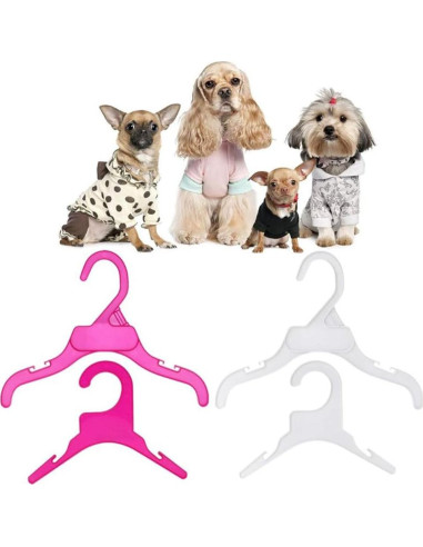 Perchas para Ropa de Mascotas Symphonyw 10 Piezas Antideslizantes