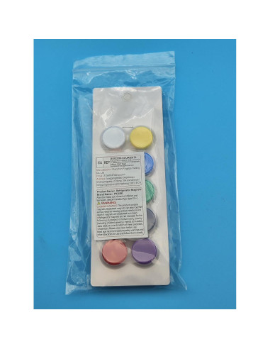 Imanes de Nevera PYJLBX 20 Piezas Multicolor Redondos
