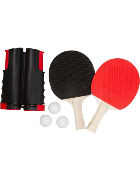 Conjunto de Tenis de Mesa Portátil Trademark Innovations Rojo Conjunto de Tenis de Mesa Portátil Trademark Innovations Rojo