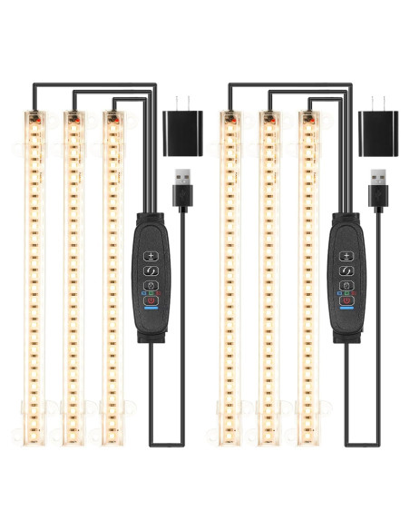 Tiras de Luz LED RWNTAO 3 Cabezas 3000K para Cultivo Tiras de Luz LED RWNTAO 3 Cabezas 3000K para Cultivo