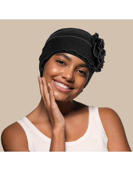 Turbante AIPESL 4 Piezas Algodón Suave para Quimioterapia Turbante AIPESL 4 Piezas Algodón Suave para Quimioterapia