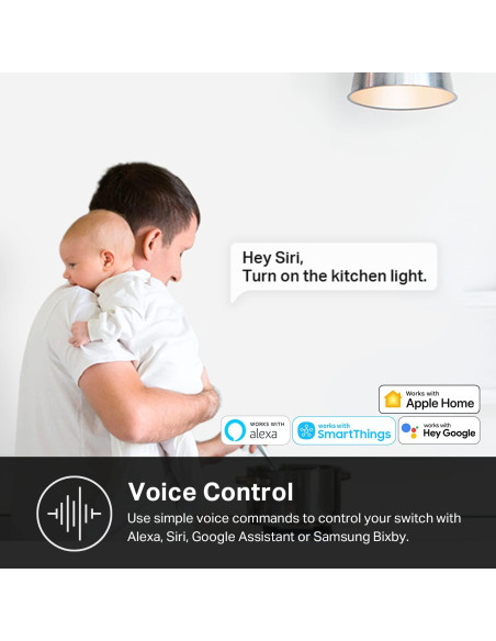 Interruptor Luz Inteligente Kasa KS200P3 Wi-Fi 3 Piezas Interruptor Luz Inteligente Kasa KS200P3 Wi-Fi 3 Piezas