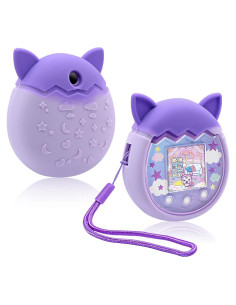 Funda de Silicona Winceed para Tamagotchi Pix - Púrpura