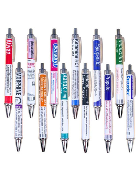 Bolígrafos Farmacéuticos YJ PREMIUMS 12 Pcs Multicolor Bolígrafos Farmacéuticos YJ PREMIUMS 12 Pcs Multicolor