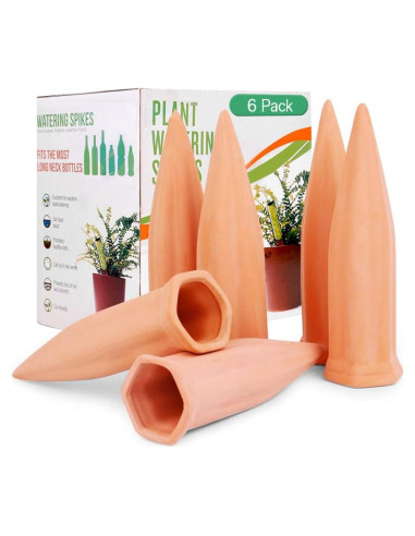 Estacas de Riego Automático Remiawy Paquete de 6 Terracota