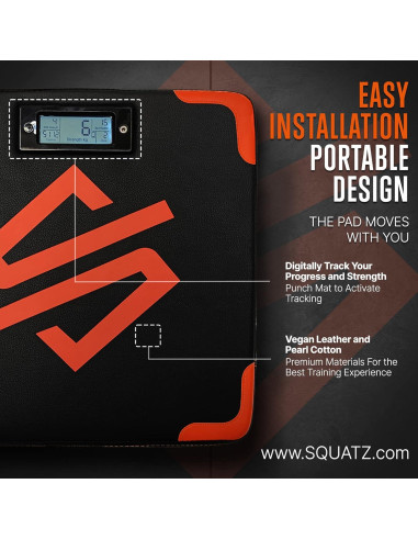 Esteras de Boxeo SQUATZ con Contador Digital 299 kg