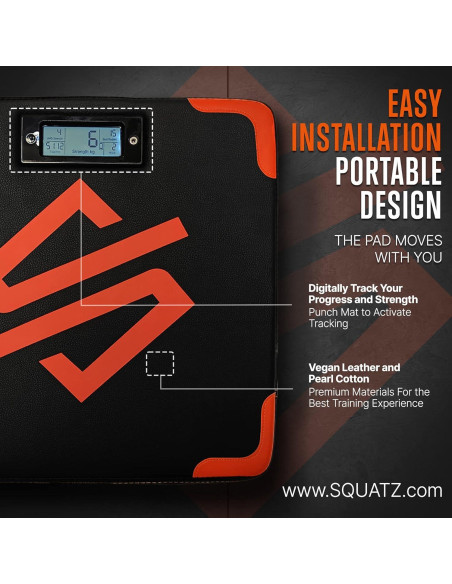 Esteras de Boxeo SQUATZ con Contador Digital 299 kg Esteras de Boxeo SQUATZ con Contador Digital 299 kg