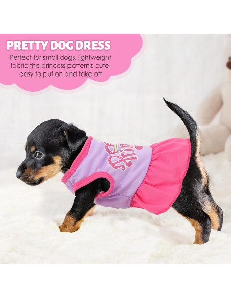 Conjunto de Vestido para Perro Uswalnna 2 Piezas Primavera Conjunto de Vestido para Perro Uswalnna 2 Piezas Primavera
