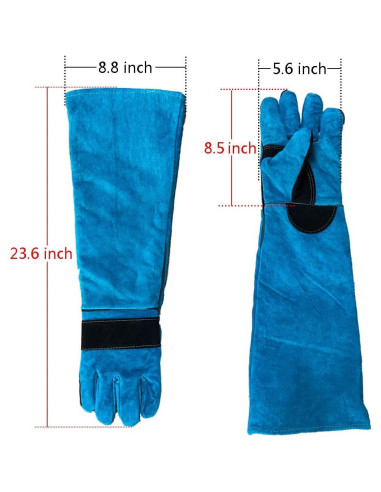 Guantes de Manejo de Animales Haulonda 60.2 cm Reforzados