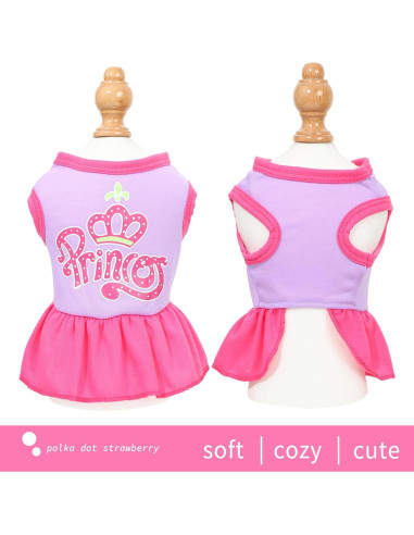 Conjunto de Vestido para Perro Uswalnna 2 Piezas Primavera