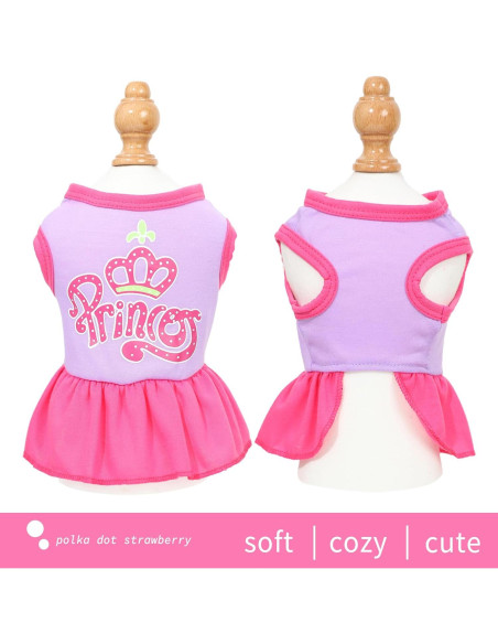 Conjunto de Vestido para Perro Uswalnna 2 Piezas Primavera Conjunto de Vestido para Perro Uswalnna 2 Piezas Primavera