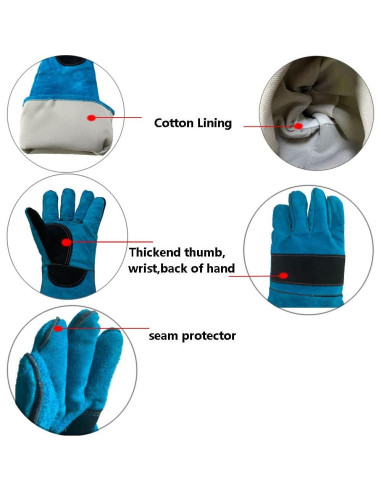 Guantes de Manejo de Animales Haulonda 60.2 cm Reforzados