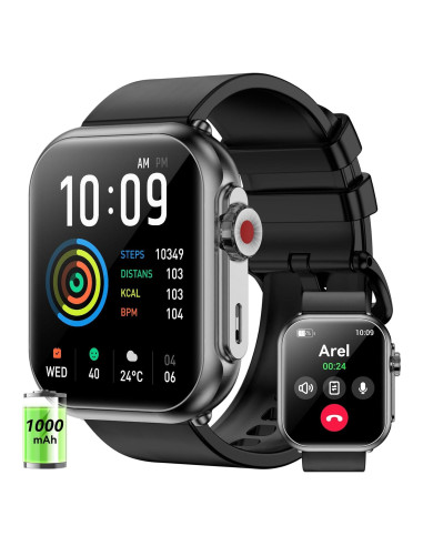 Reloj Inteligente Jacoosa K62 Negro 1.85" HD IP68 Fitness