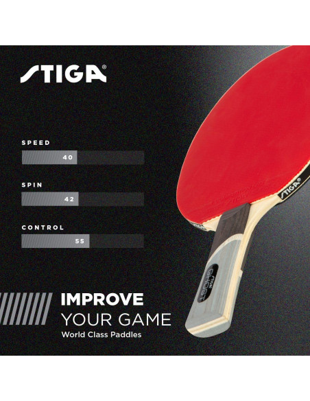Raqueta de Tenis de Mesa STIGA Ghost - 5 Capas - Principiantes Raqueta de Tenis de Mesa STIGA Ghost - 5 Capas - Principiantes