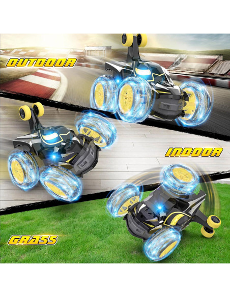 Coche RC Acrobático Mafbeanl 360 con Luces Recargables Coche RC Acrobático Mafbeanl 360 con Luces Recargables
