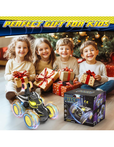 Coche RC Acrobático Mafbeanl 360 con Luces Recargables