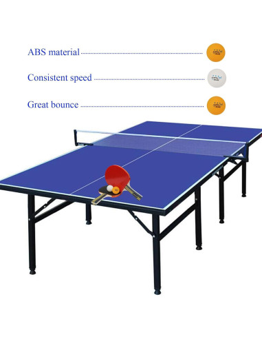 Pelotas de Tenis de Mesa MAPOL 200 Naranjas 3 Estrellas