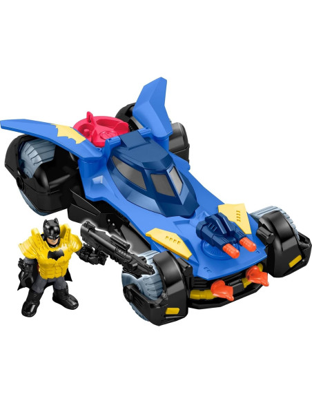 Batmóvil Fisher-Price Imaginext con figura de Batman 3+ años Batmóvil Fisher-Price Imaginext con figura de Batman 3+ años