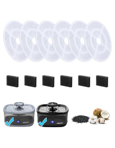 Filtros de Carbón Activado SIBAYS 6 Piezas 18CM para Mascotas